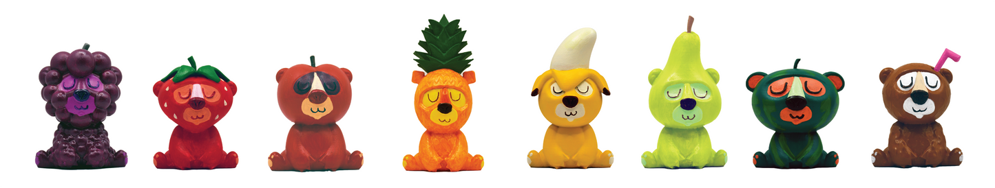 3 Pack Fruit Medley - Bearkins series one